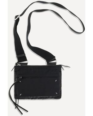 Margiela Zip Camera Shoulder Bag - Black