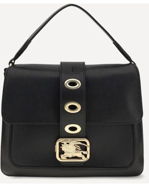 Burberry Small Rider Handbag - Black