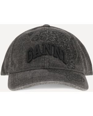 Ganni Baseball Cap - Grey