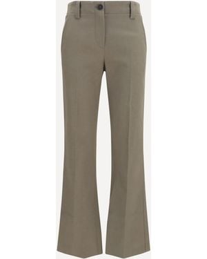 Brunello Cucinelli Slim Flared Trousers - Grey