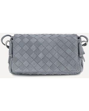 Bottega Veneta Borsa A Spalla Notturno - Bianco