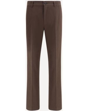 Burberry Pantaloni Chino - Marrone