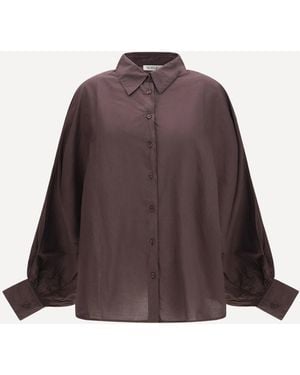 SOSUE Antonia Voile Shirt - Brown