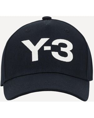 Y-3 Cappello Da Baseball Logato - Blu