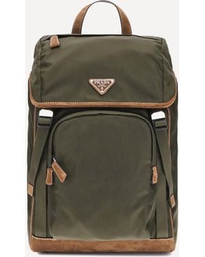 Prada Re-Nylon Backpack - Green