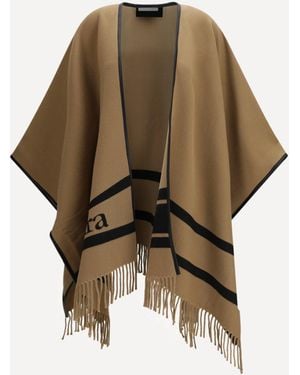 Max Mara Aris Wool Poncho - Multicolour