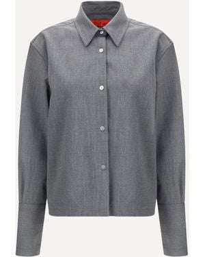 THE LATEST Classic Collar Shirt - Gray