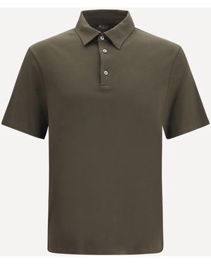 Loro Piana Tremezzo Cotton Polo - Green