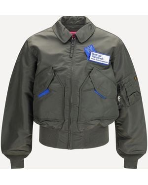 GR10K Bomber Jacket X Alpha Industries - Grey