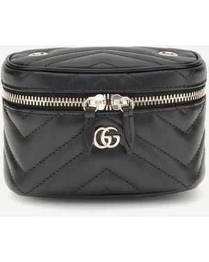 Gucci Gg Marmont Beauty Case Nano - Black