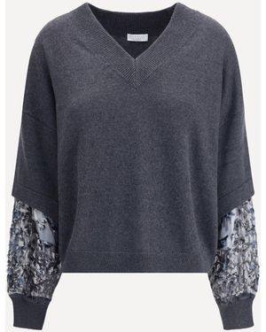 Brunello Cucinelli Maglione - Blu