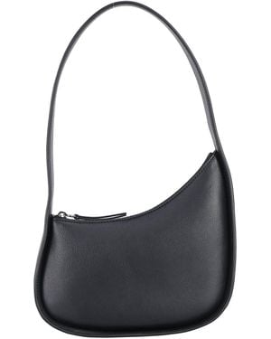 The Row Half Moon Shoulder Bag - Black