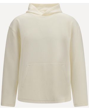 Rier Hooded Sweater - White