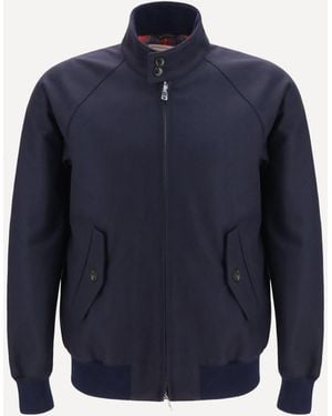 Baracuta G9 Melton Jacket - Blue
