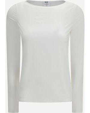 Wolford Pure Long-Sleeve Top - White