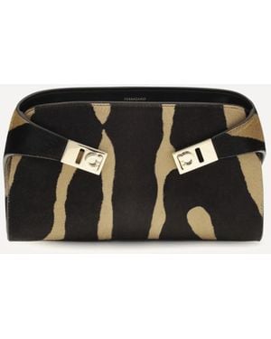 Ferragamo Mini Hug Shoulder Bag - Black