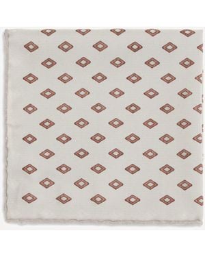 Brunello Cucinelli Silk Pochette - White