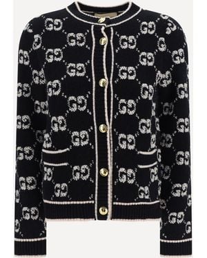 Gucci Wool Cardigan - Black