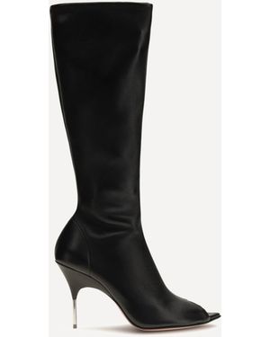 AMINA MUADDI Bruna High Boots - Black