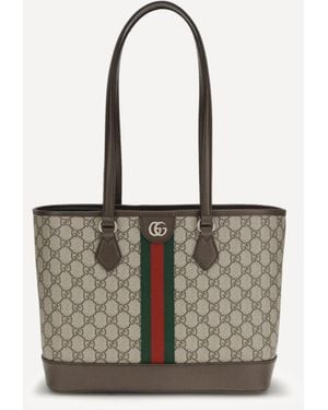 Gucci Medium Ophidia Tote Bag - White