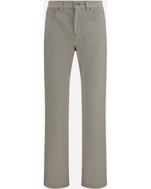 Versace Tapered Denim Jeans - Grey