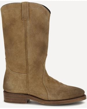 Jil Sander Bruce Suede Ankle Boots - Brown