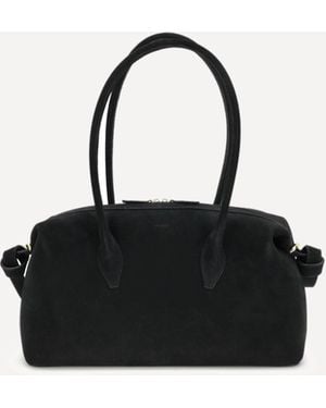 Yuzefi Brioche Shoulder Duffle Bag - Black