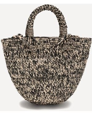 IBELIV Arona Raffia Bucket Bag - Natural
