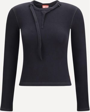 DIESEL T Iara Ls Long-Sleeved Top - Blue