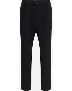 Cruna Pants With Elasticated Waistband - Black