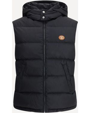 Valentino Vlogo Signature Down Vest - Black