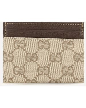 Gucci Essence Classic Card Holder - Natural