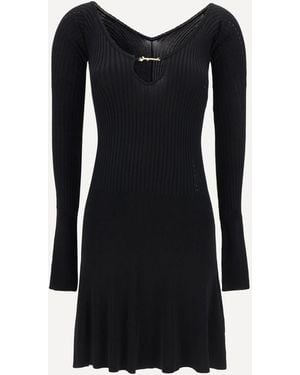 Jacquemus Abito La Mini Robe Pralu - Nero