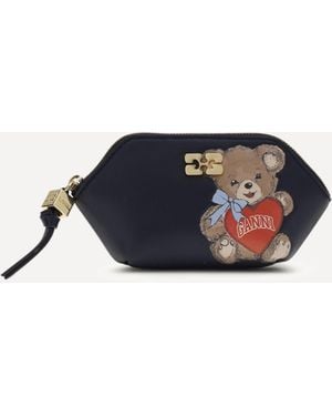 Ganni Bou Coin Purse - Blue