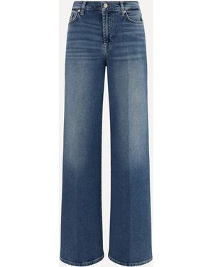 7FOR Flared Denim Jeans - Blue