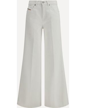 DIESEL 1978 D-Akemi Flare Jeans - White