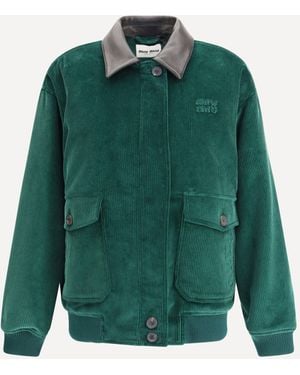 ブルゾン Miu Miu Giubbino Miu Miu Casual jackets for Women | Online Sale up to 34% off