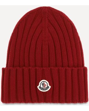 Moncler Cappello Beanie - Rosso
