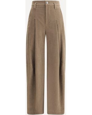 Brunello Cucinelli Pantaloni Wide-Leg - Neutro