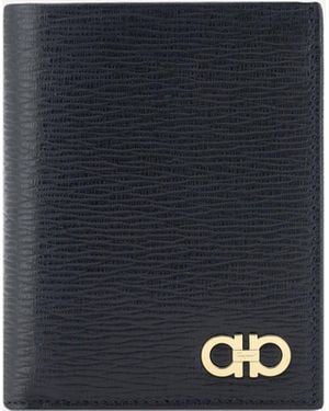 Ferragamo Leather Wallet - Blue