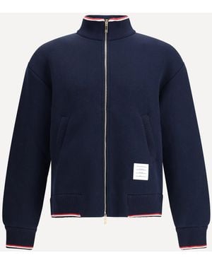 Thom Browne Bomber Jacket - Blue