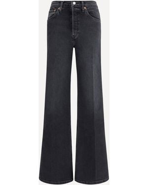 RE/DONE Wide Leg Jeans - Blue