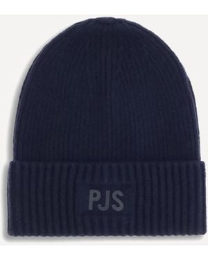Parajumpers Ribbed Beanie Hat - Blue