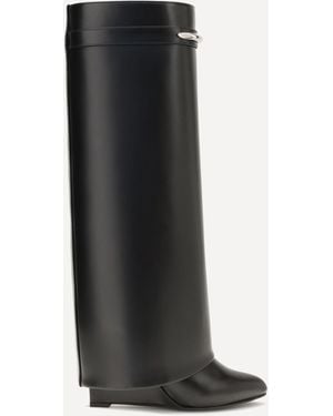 Givenchy Leather Shark Boots - Black