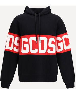 Gcds Cotton Hoodie - Red