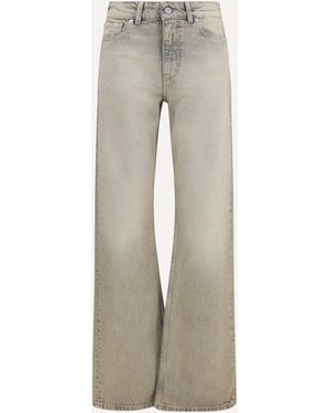 Our Legacy Straight-Leg Denim Jeans - Grey