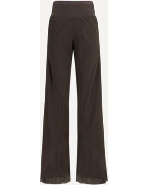 Rick Owens Bias Trousers With A Bias-Cut - Brown