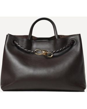 Bottega Veneta Andiamo Shoulder Bag - Black