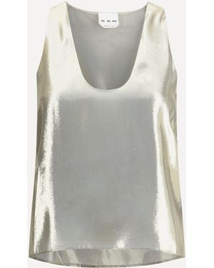 Sa Su Phi Top Smanicato - Grigio