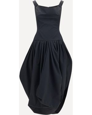 Magda Butrym Off-The-Shoulder Midi Dress - Blue